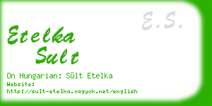 etelka sult business card